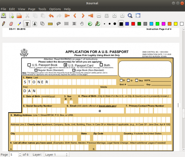 pdf info linux